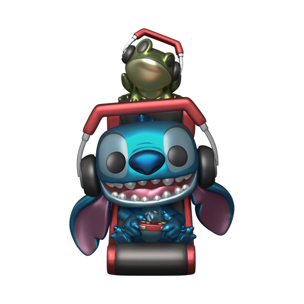 Lilo & Stitch - Gamer Stitch with Frog (Metallic) Pop! Vinyl