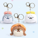Sushi Seal Plush Keychain - Assorted