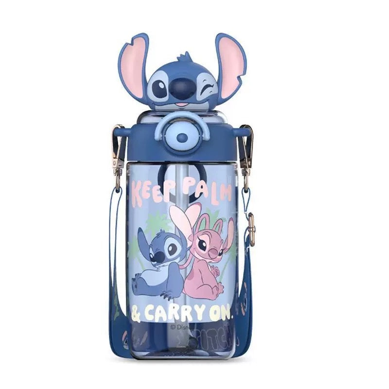 Disney - Stitch and Angel Tritan Drink Bottle - 650ml