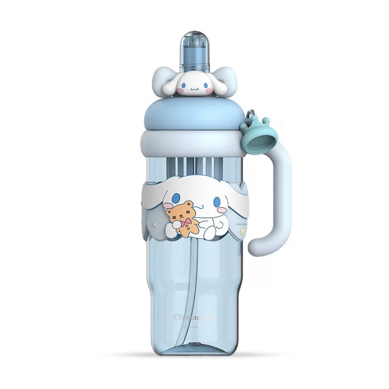 Sanrio Characters Tritan Travel Cup with Straw and Handle 1200ml