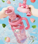 Sanrio Characters Tritan Travel Cup with Straw and Handle 1200ml