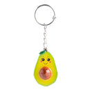 Avocado Hand Painted Keychain