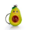 Avocado Hand Painted Keychain