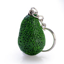 Avocado Hand Painted Keychain