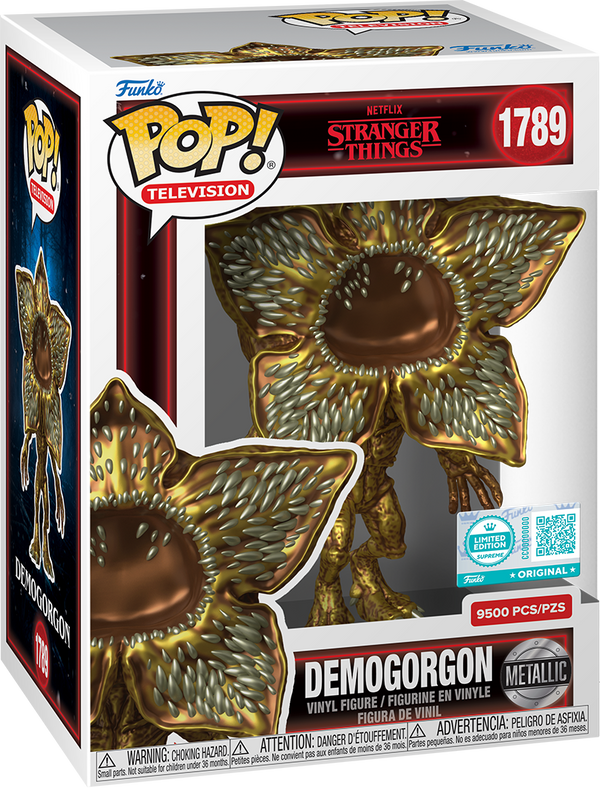 Stranger Things - Demogorgon Metallic Gold Pop! Vinyl Supreme Limited Edition