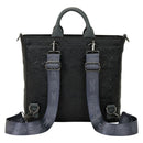 Wednesday - Black Roses Convertible Tote Bag / Backpack