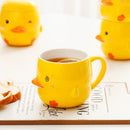 Chubby Duck 3D Ceramic Mug with Lid