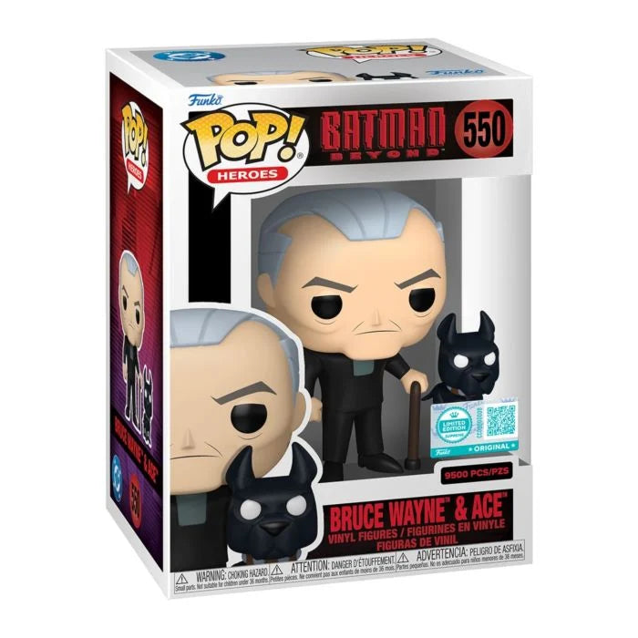 Batman Beyond - Bruce Wayne (Old) & Ace Pop! Vinyl (Limited Edition)