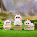 Cute Siamese Cat Dessert House Mini Figure Blind Box (Flocked Version)