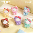 Top Toy x Sanrio - Hello Kitty Teddy Pajamas Vinyl Plush Keychain Blind Box
