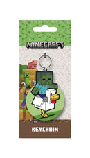 Minecraft - Chicken Jockey PVC Keyring