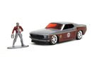 Marvel Comics - 1969 Ford Mustang Fastback 1:32 Scale Vehicle with Star Lord Figure
