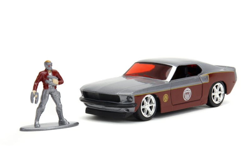 Marvel Comics - 1969 Ford Mustang Fastback 1:32 Scale Vehicle with Star Lord Figure