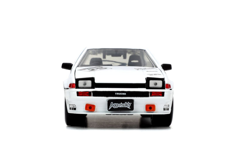 Aggretsuko - Toyota AE86 with Aggretsuko 1:24 Scale Diecast Vehicle Set