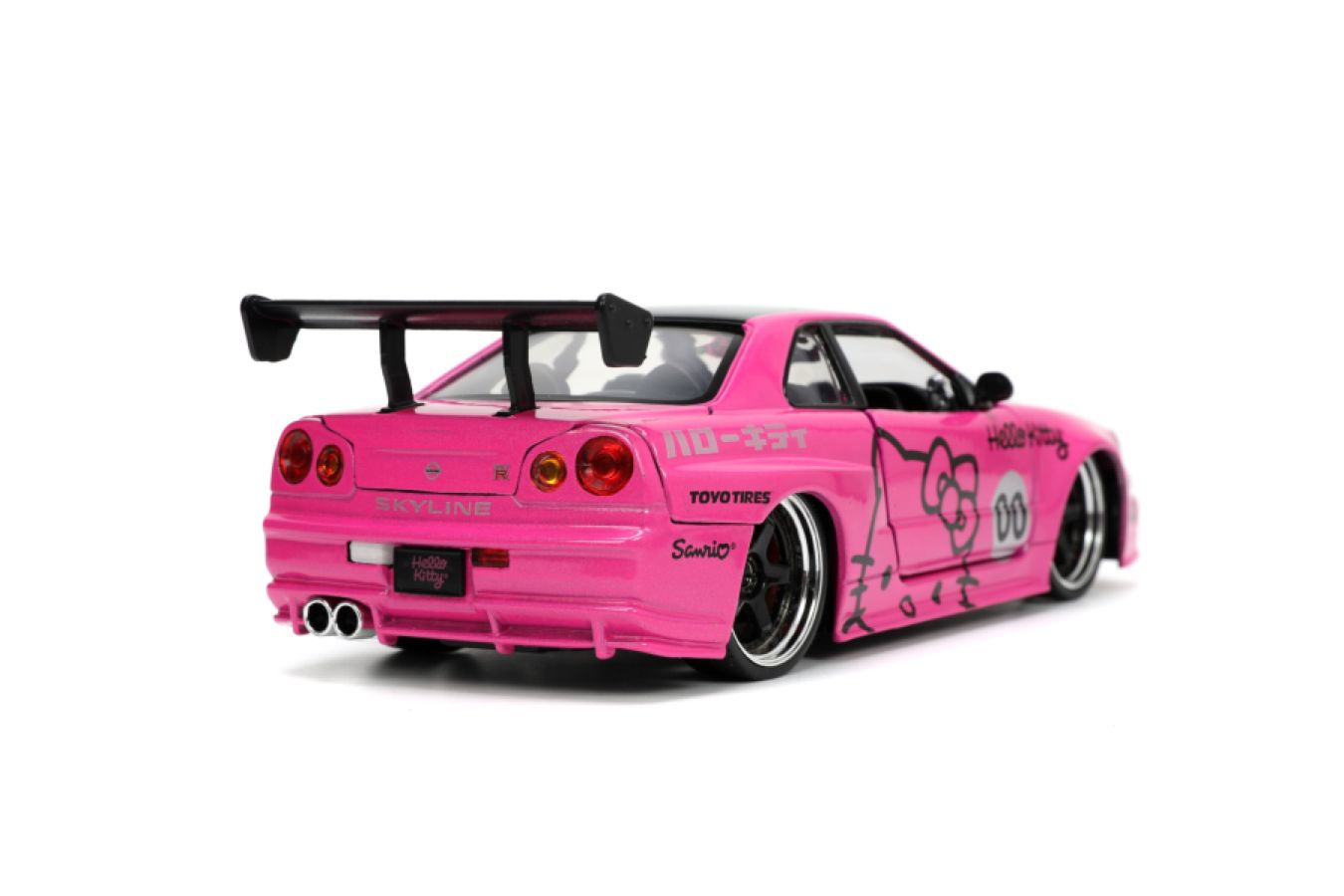 Buy Hello Kitty - 2002 Nissan GTR (R34) with Hello Kitty 1:24 Scale ...