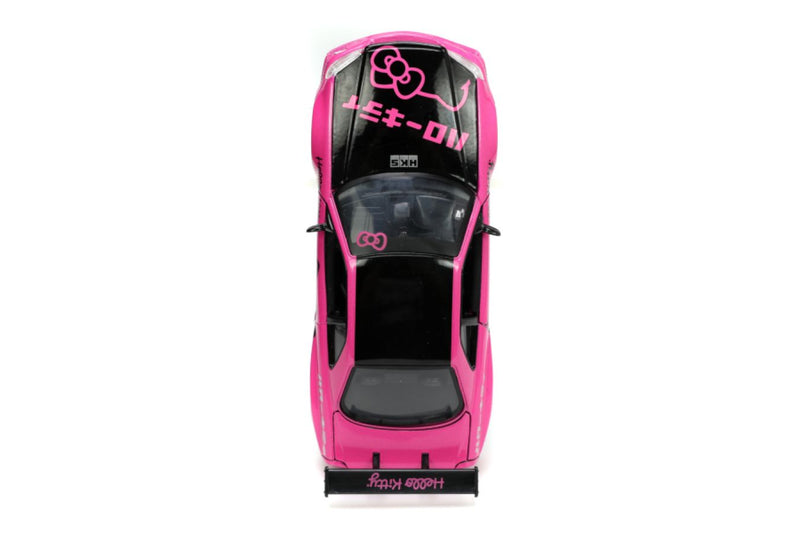 Hello Kitty - 2002 Nissan GTR (R34) with Hello Kitty 1:24 Scale Dieast Vehicle