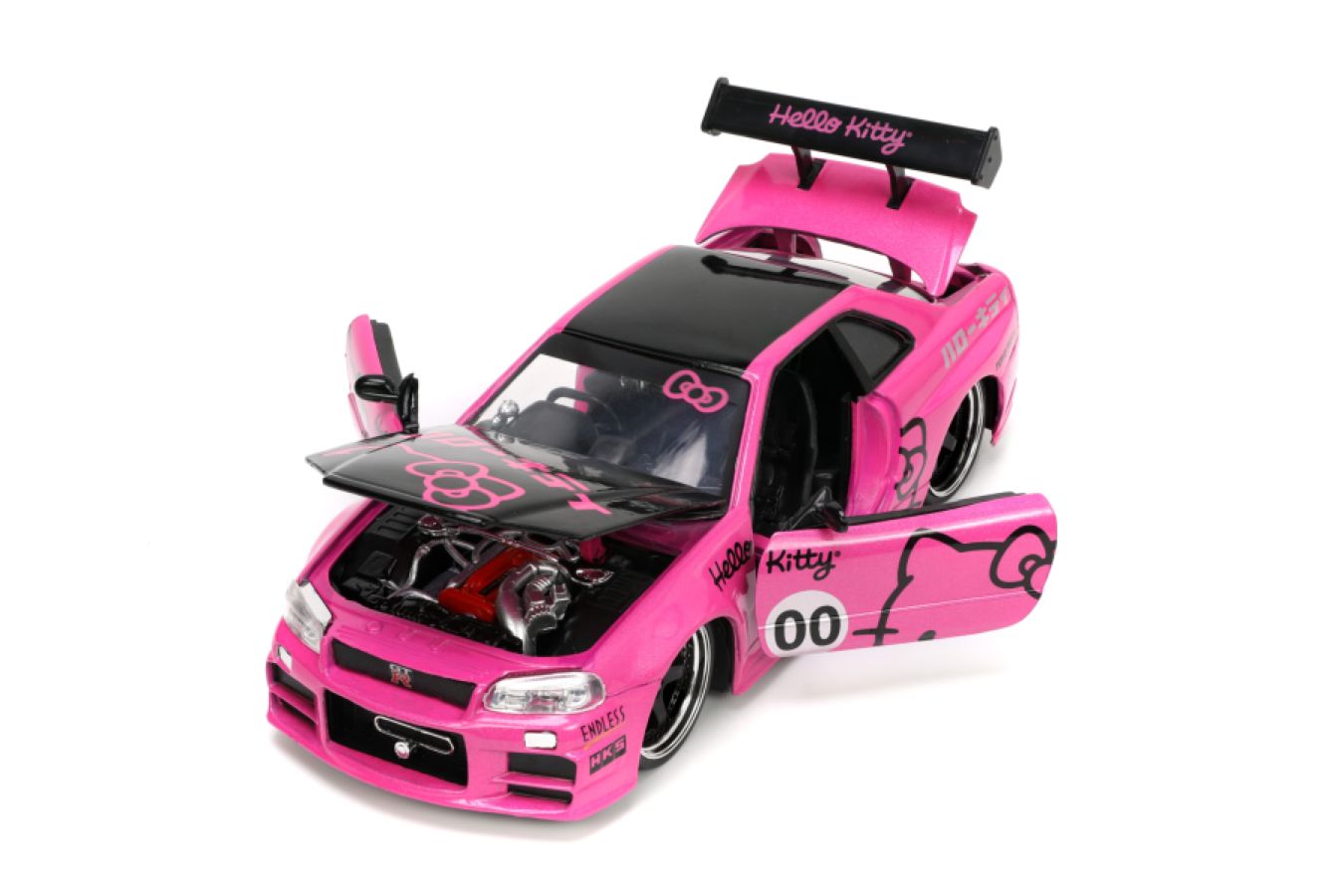 Buy Hello Kitty - 2002 Nissan GTR (R34) with Hello Kitty 1:24 Scale ...