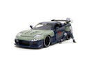 Naruto - Mazda RX-7 With Kakashi Figure 1:24 Scale Vehicle