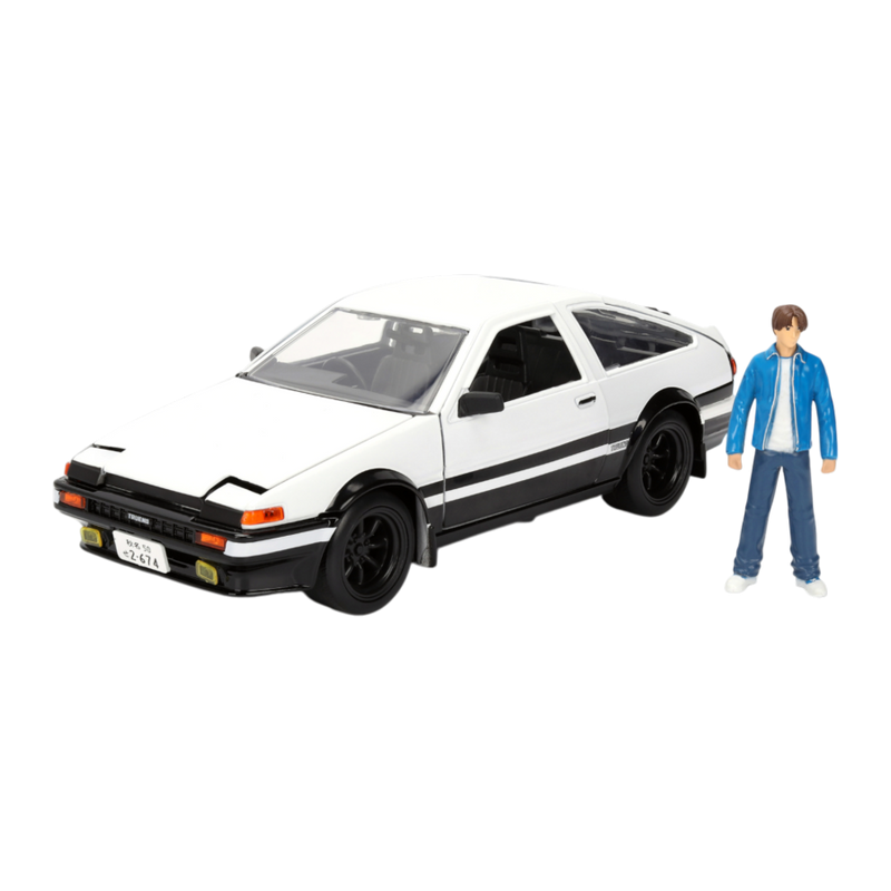 Initial D - 1:24 Scale 1986 Toyota Trueno AE86 with Takumi