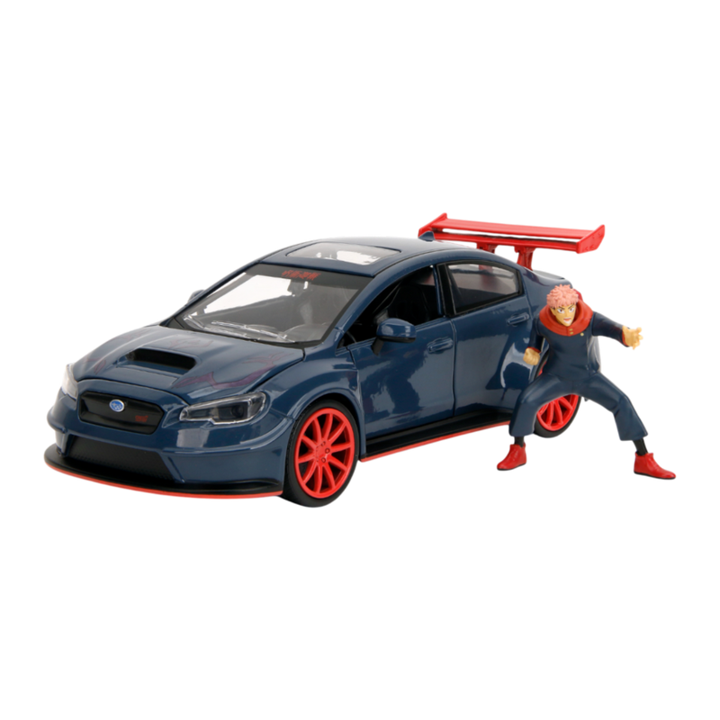 Jujutsu Kaisen - 1:24 2016 Subaru WRX STI Diecast Vehicle with Yuji Itadori 2.75" Figure