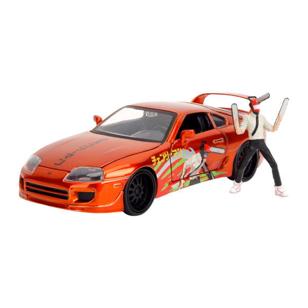 Chainsaw Man - 1:24 Scale 1995 Toyota Supra with Chainsaw Man