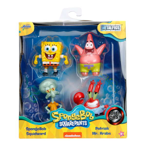 Spongebob Squarepants - 2.5" MetalFigs 4-Pack