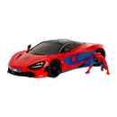 Marvel Hollywood Rides - Spider-Man with McLaren 720S 1:24 Scale Diecast Vehicle Set
