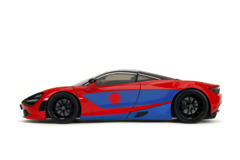 Marvel Hollywood Rides - Spider-Man with McLaren 720S 1:24 Scale Diecast Vehicle Set