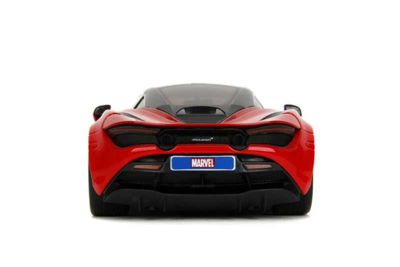 Marvel Hollywood Rides - Spider-Man with McLaren 720S 1:24 Scale Diecast Vehicle Set
