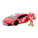 Sonic the Hedgehog - Lamborghini Veneno SV 1:24 Scale Diecast Vehicle with Knuckles Figure