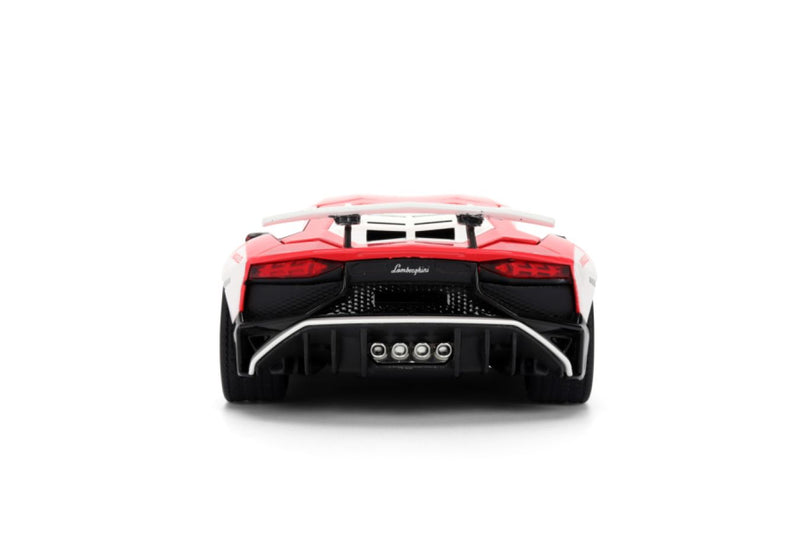 Sonic the Hedgehog - Lamborghini Veneno SV 1:24 Scale Diecast Vehicle with Knuckles Figure