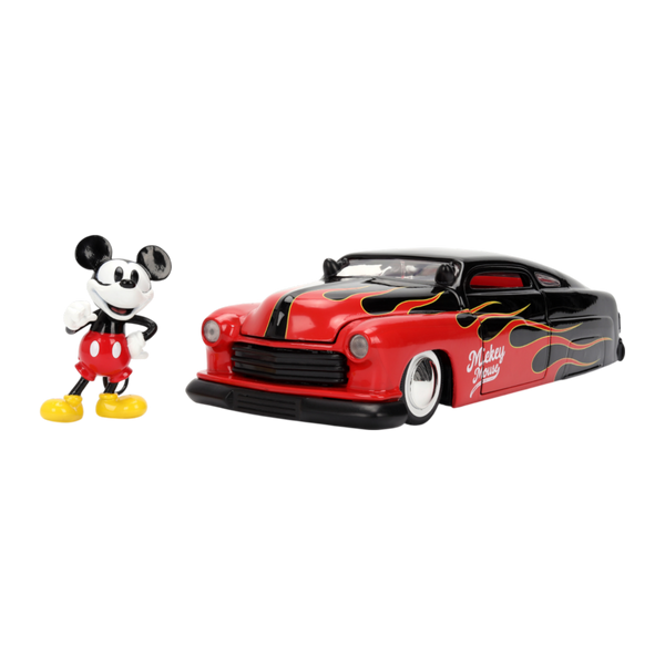 Disney - 1951 Mercury Coupe 1:24 Scale Diecast Vehicle with Mickey Mouse Figure
