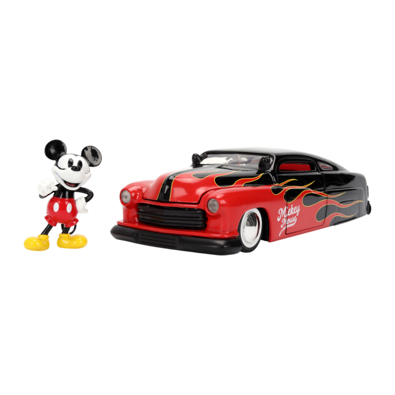 Disney - 1951 Mercury Coupe 1:24 Scale Diecast Vehicle with Mickey Mouse Figure