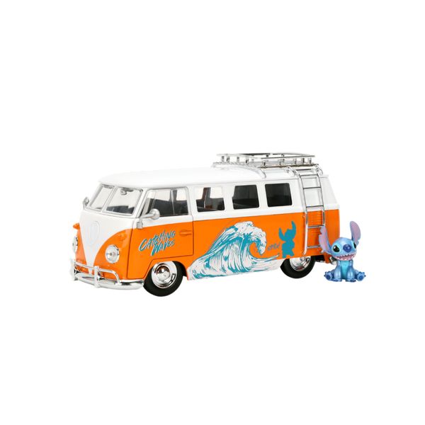 Lilo & Stitch - 1:24 Scale VW Bus Diecast Vehicle with Figure