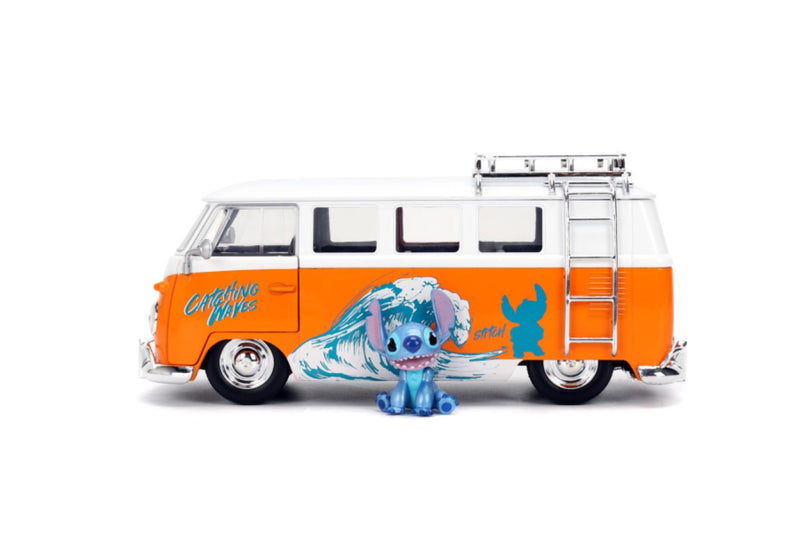 Lilo & Stitch - 1:24 Scale VW Bus Diecast Vehicle with Figure