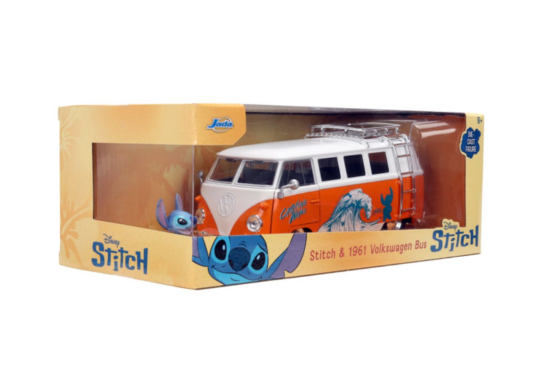 Lilo & Stitch - 1:24 Scale VW Bus Diecast Vehicle with Figure