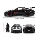 Star Wars – 1:24 Porsche 911 GT3 RS (992) Diecast Vehicle with Darth Vader Figure