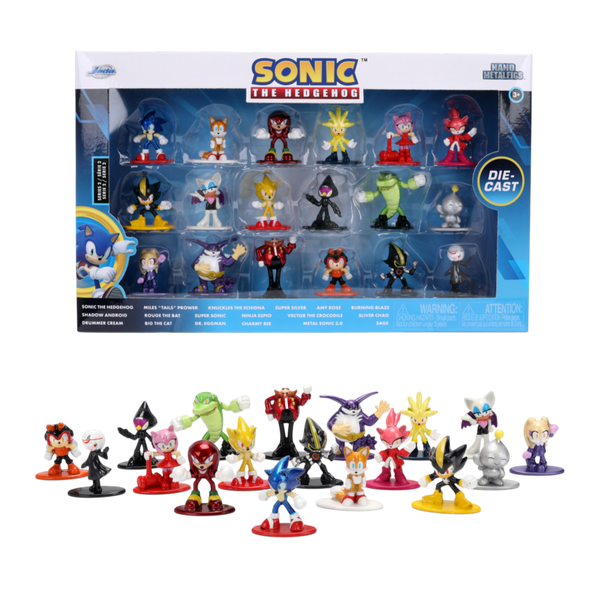 Sonic the Hedgehog - Nano MetalFig 18-Pack