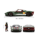 Star Wars - 2005 Ford GT (with Boba Fett Figure) 1:24 Scale Diecast Vehicle