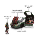 Star Wars - 2005 Ford GT (with Boba Fett Figure) 1:24 Scale Diecast Vehicle