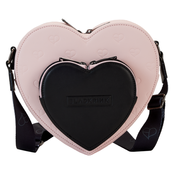 BLACKPINK - All-Over-Print Heart Shaped Crossbody Bag