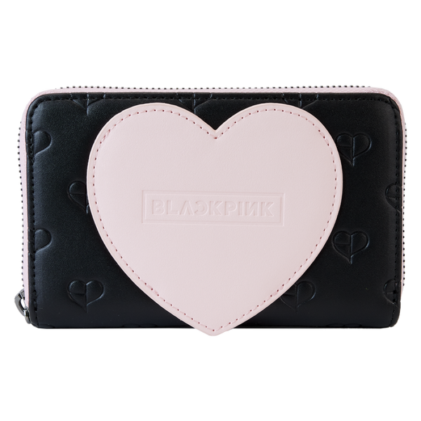Blackpink - All-Over-Print Heart Zip Around Wallet Purse