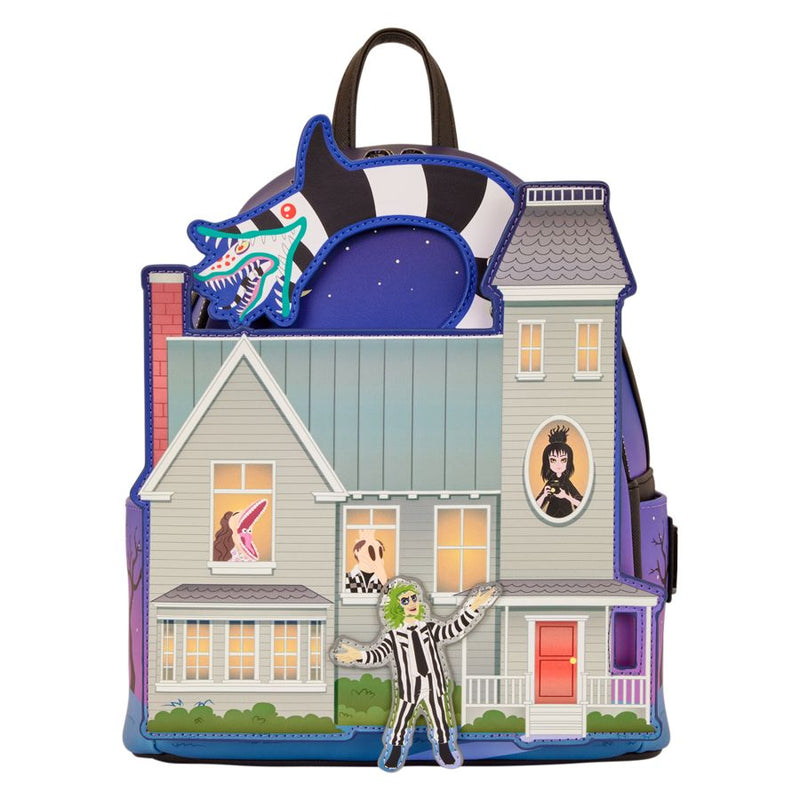 Beetlejuice - Deetz House Glow Mini Backpack
