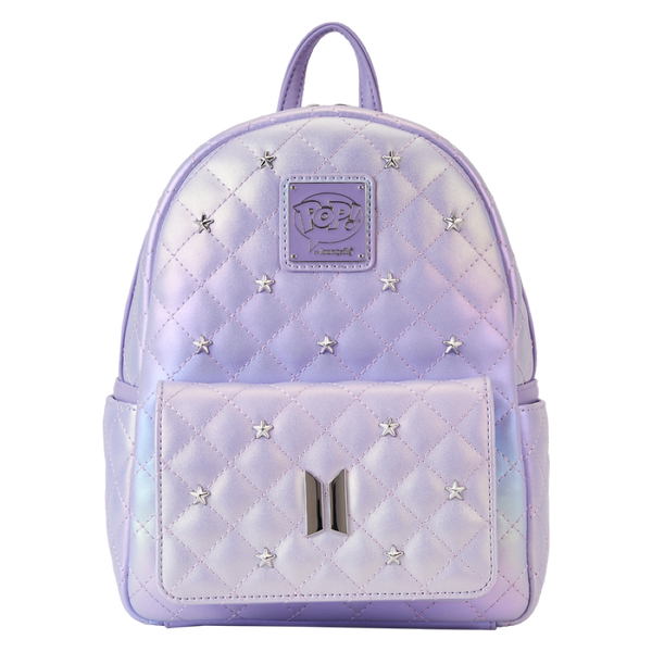 BTS - Funko Pop! By Loungefly BTS Logo Iridescent Purple Mini Backpack