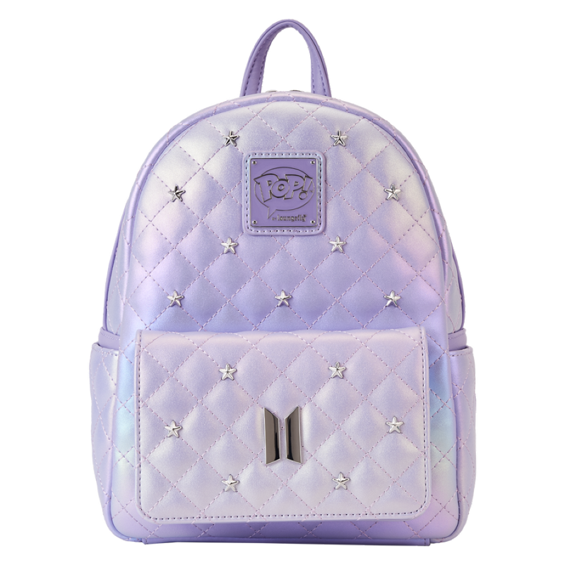 Lavender sales backpack purse