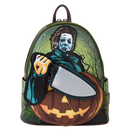 Halloween - Michael Myers Pumpkin Glow Mini Backpack (with Coin Bag)