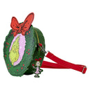 Dr Seuss - Dr. Seuss Grinch Holiday Wreath Figural Crossbody Bag