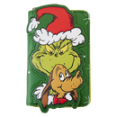 Dr Seuss - Dr. Seuss Santa Grinch and Max Zip-Around Wallet Purse