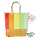 Good Luck Trolls - Trolls with Faux Fur Tote Bag & Detachable Coin Purse