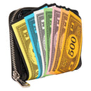 Monopoly 90th - Money Glitter Zip Around Wallet